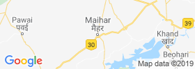 Maihar map